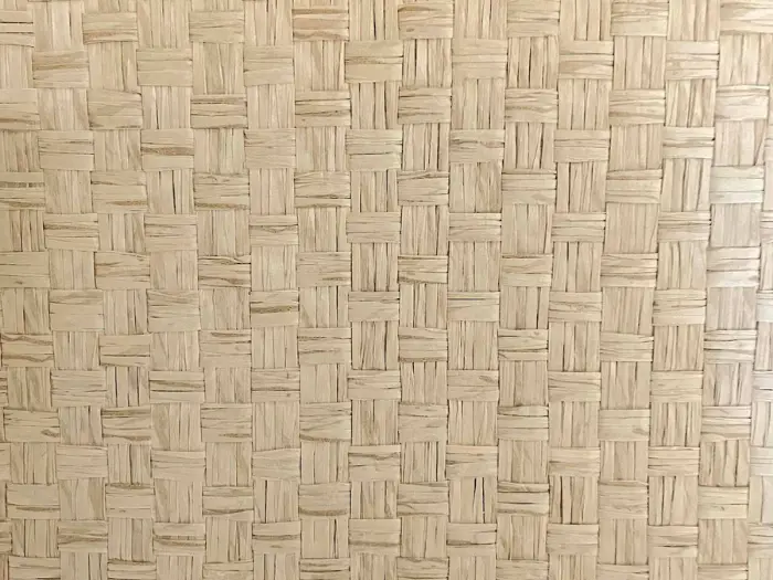 Catchii weave behang Ruitpatroon Zand - W006 Direct Verzonden