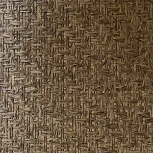 Premium Catchii weave behang Gevlochten Rattan Donkerbruin - W016