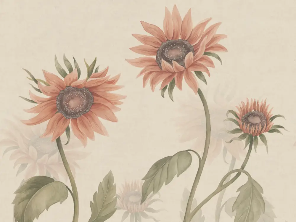 Koop Online Sandberg Sunflowers - Peach
