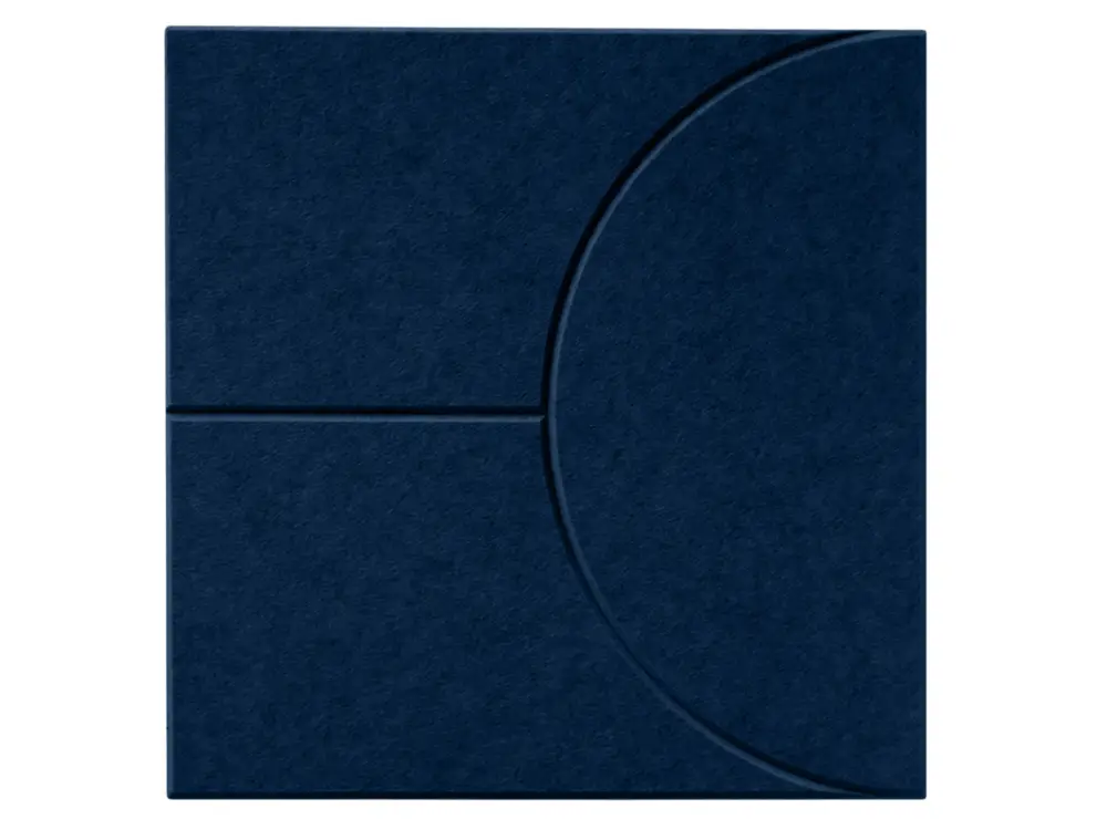 Hete Deal Maeven Art akoestisch paneel Sadé IV - Navy Blue