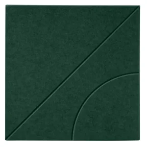 Goedkoop Maeven Art akoestisch paneel Sadé VI - Deep Green
