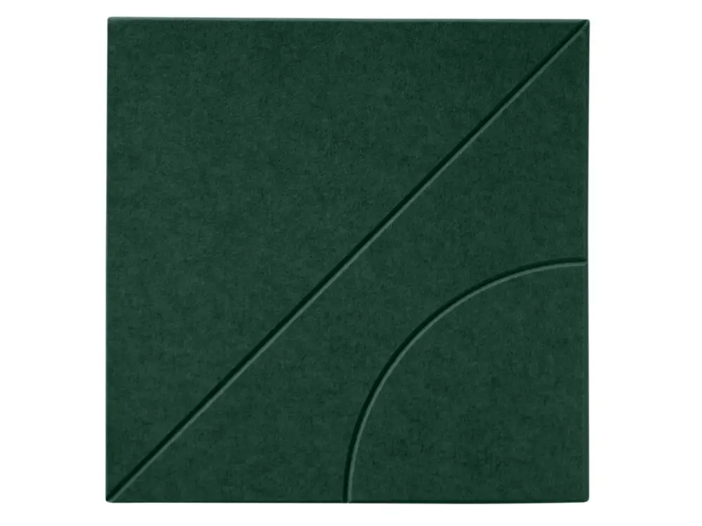 Goedkoop Maeven Art akoestisch paneel Sadé VI - Deep Green