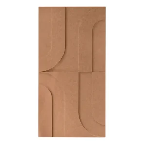 Maeven Art akoestische 3D panelen Maya I - Cognac (set van 2) Lage Prijs