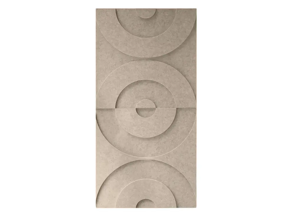 Goedkoop Maeven Art akoestische 3D panelen Maya II - Beige (set van 2)