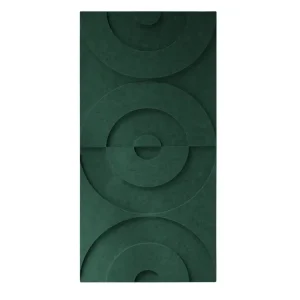 Maeven Art akoestische 3D panelen Maya II - Deep Green (set van 2) Goedkoop