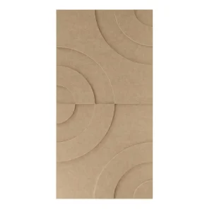 Maeven Art akoestische 3D panelen Maya III - Sand (set van 2) Direct Verzonden