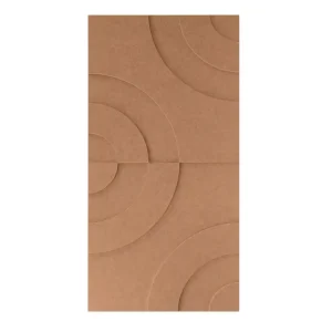 Maeven Art akoestische 3D panelen Maya III - Cognac (set van 2) Premium