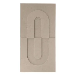 Maeven Art akoestische 3D panelen Maya IV - Beige (set van 2) Koopje
