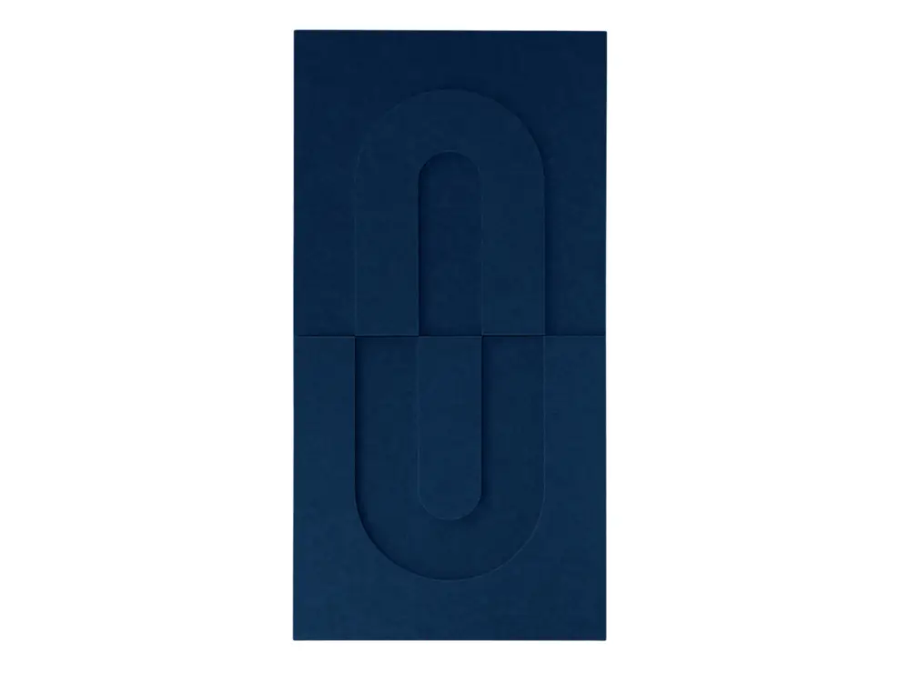 Maeven Art akoestische 3D panelen Maya IV - Navy Blue (set van 2) Alleen Vandaag