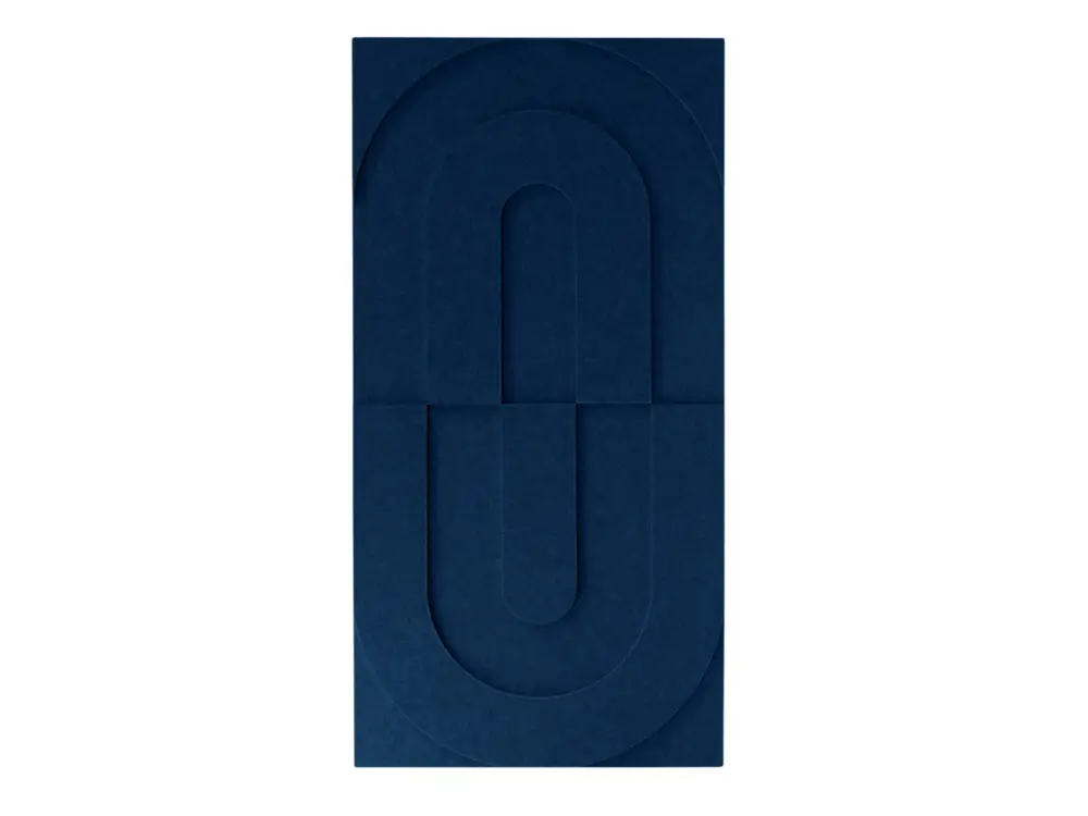 Maeven Art akoestische 3D panelen Maya VII - Navy Blue (set van 2) Betaalbaar