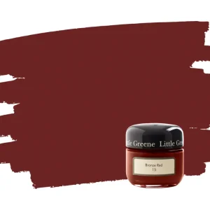 Korting Little Greene Bronze Red 15 samplepotje
