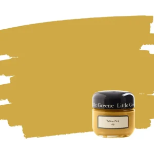 Flitsaanbieding Little Greene Yellow Pink 46 samplepotje