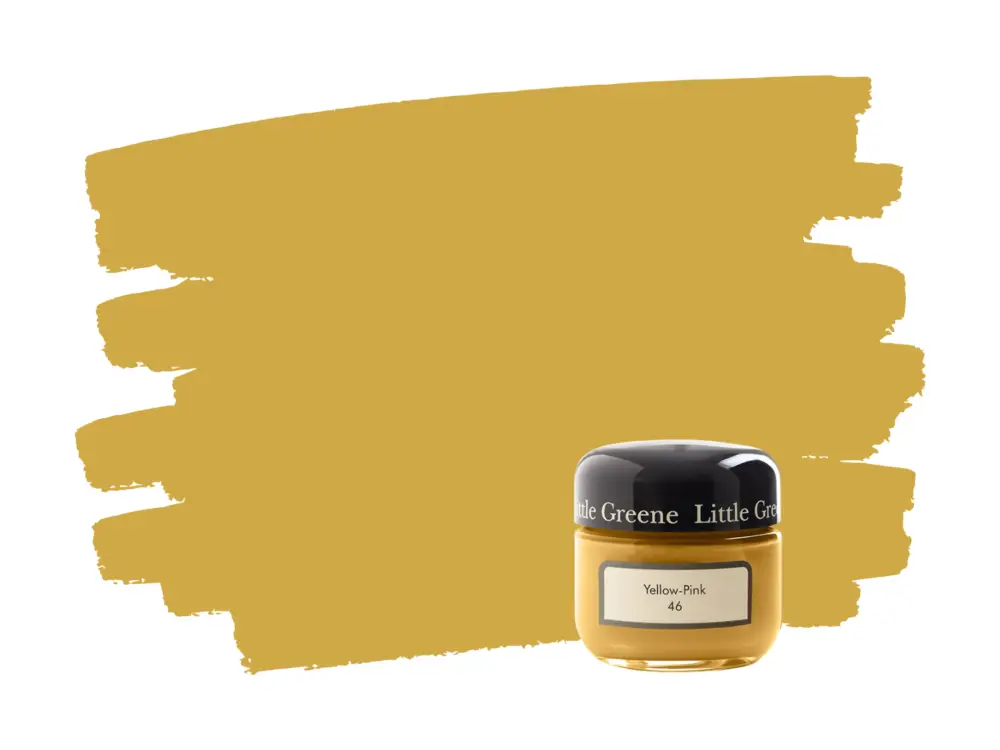 Flitsaanbieding Little Greene Yellow Pink 46 samplepotje