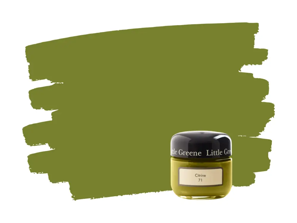 Little Greene Citrine 71 samplepotje Express Levering