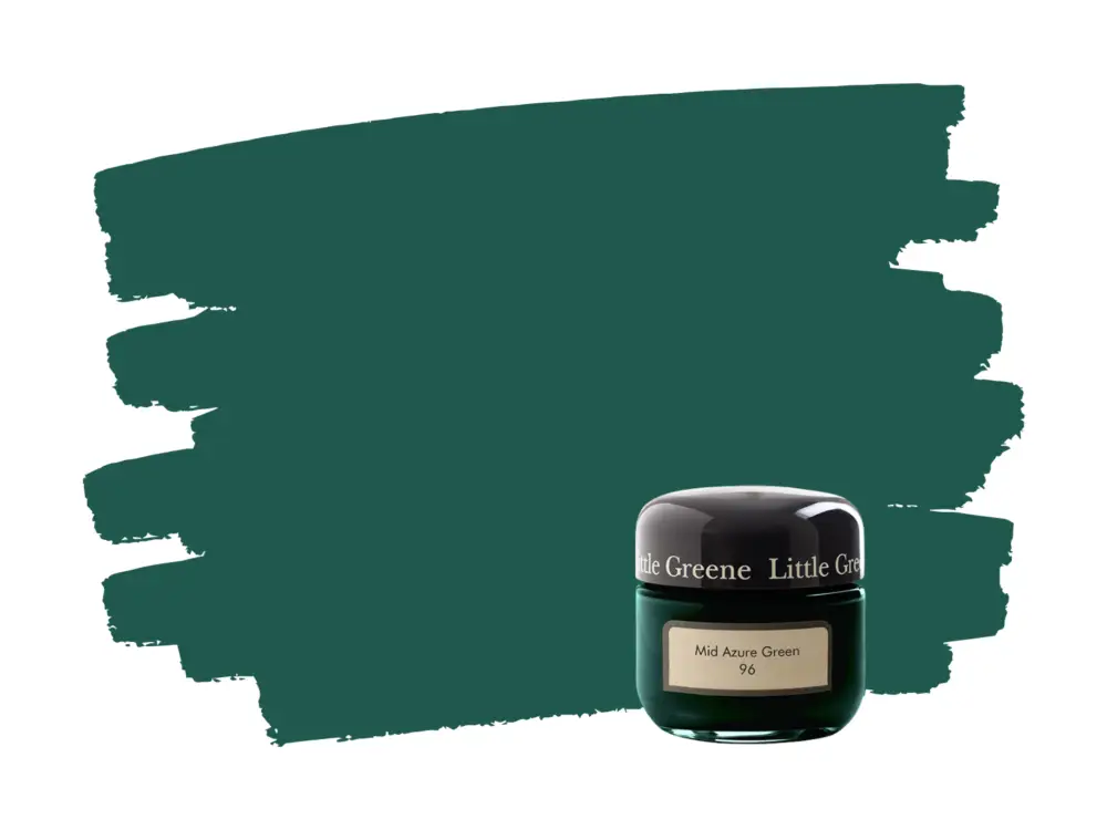 Little Greene Mid Azure Green 96 samplepotje Koop Vandaag