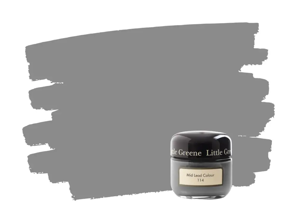 Gecertificeerd Little Greene Mid Lead Colour 114 samplepotje