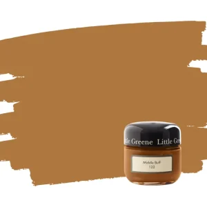 Hoge Kwaliteit Little Greene Middle Buff 122 samplepotje