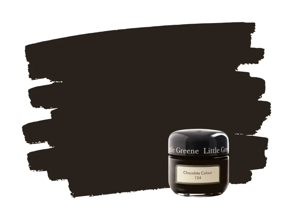 Little Greene Chocolate Colour 124 samplepotje Veilige Betaling