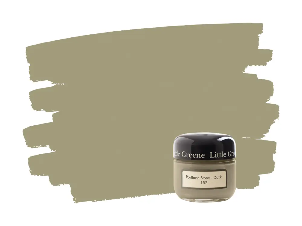 Voordeelprijs Little Greene Portland Stone Dark 157 samplepotje