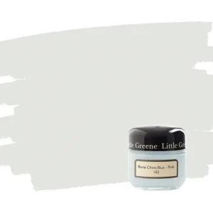 Little Greene Bone China Blue Pale 182 samplepotje Actieprijs