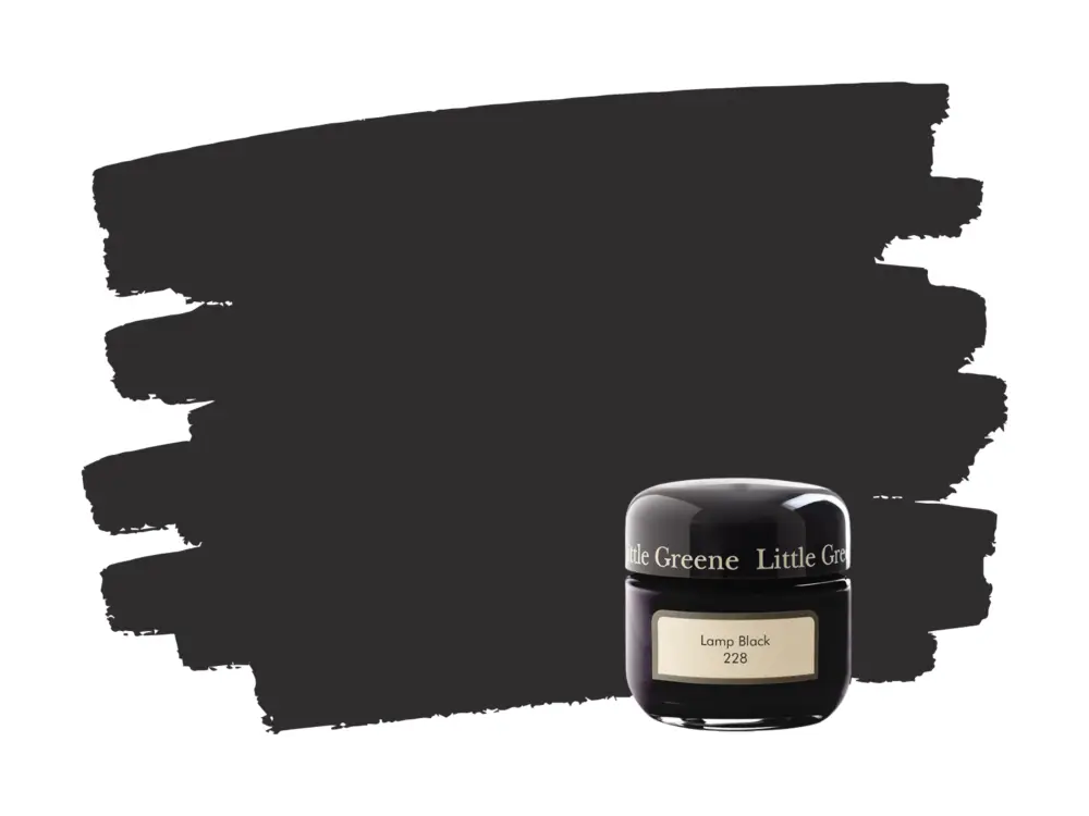 Little Greene Lamp Black 228 samplepotje Hete Deal