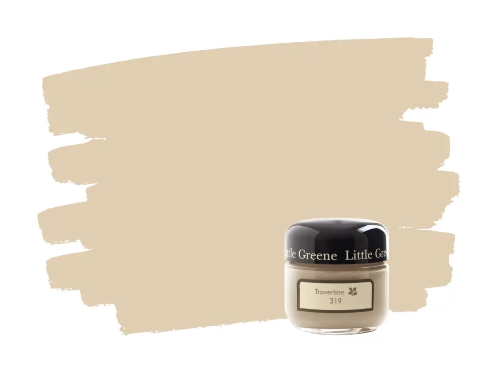 Gecertificeerd Little Greene Travertine 319 samplepotje