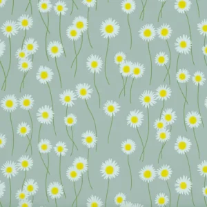 Alleen Vandaag Little Greene Moon Daisies - Celestial Blue