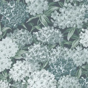 Little Greene Rhododendron Walk - Hicks' Blue Fabrieksprijs