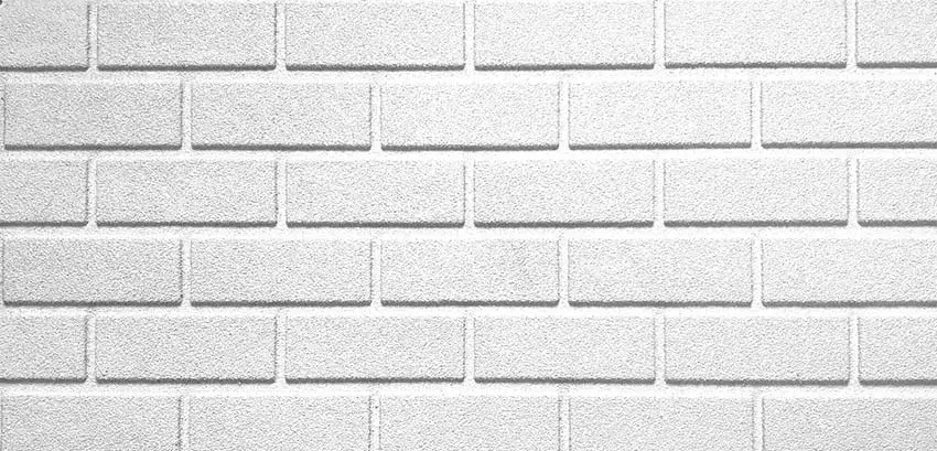 Baksteenstrip 3D Wandpaneel EPS Gamma Wit - Isolerend - Voor binnen/buiten - 100x50x2cm - T1900 OUTLET Seizoensaanbieding