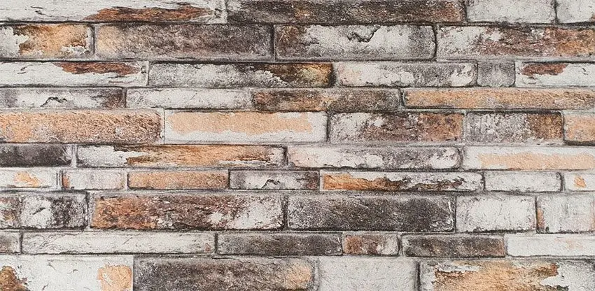 Koopje Baksteenstrip 3D Wandpaneel EPS Steenlook Koffie Thin Stone 8 - Isolerend - Voor binnen/buiten - 100x50x2cm - 7289