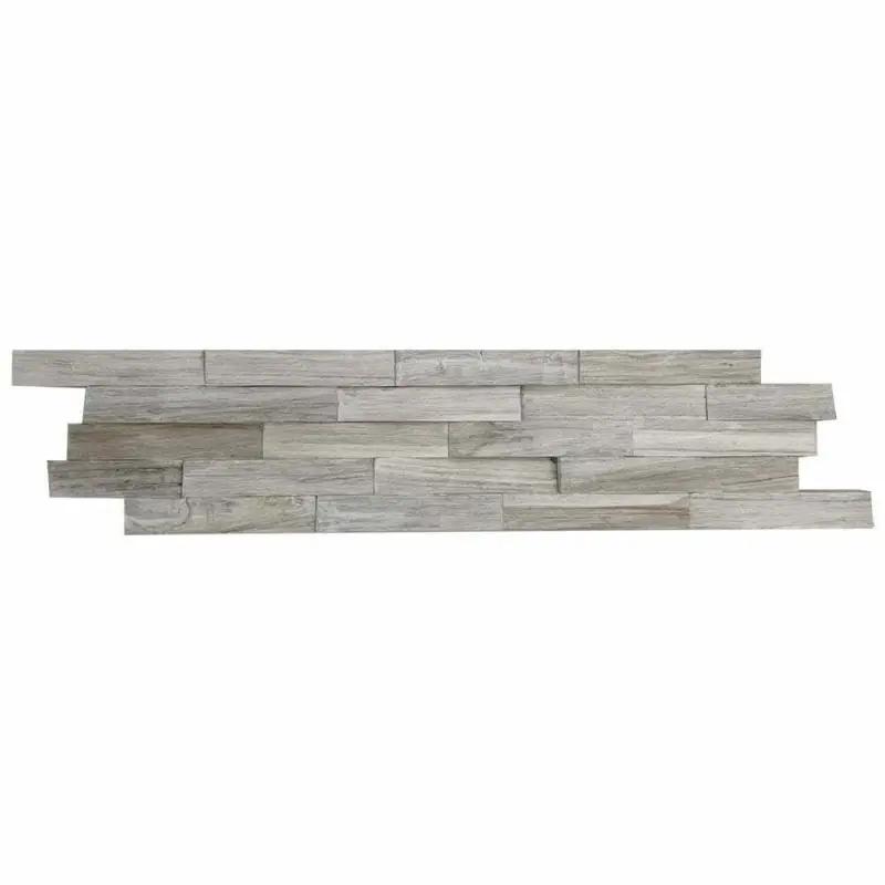 Houtstrip Teakhout Plank Soemba Wit Grijs OUTLET Superprijs