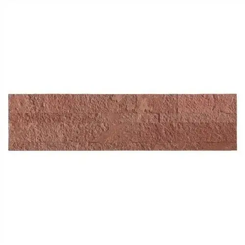 Tijdelijk Beschikbaar Zelfklevende Steenstrip Natuursteen Crimson Red Rood