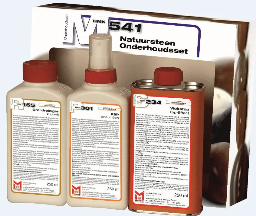 Beperkte Voorraad Natuursteen en steenstrips Keuken en Badkamer Behandeling Set