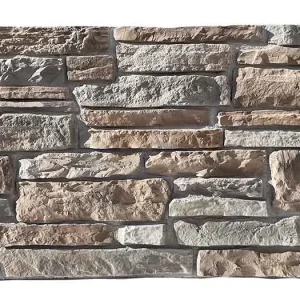 Koop Vandaag Baksteenstrip 3D Wandpaneel Naadloos XL PU Piedra Marron