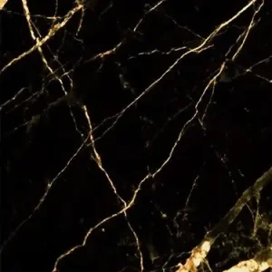 Populair PVC Marmer Plaat Hoogglans Black Gold