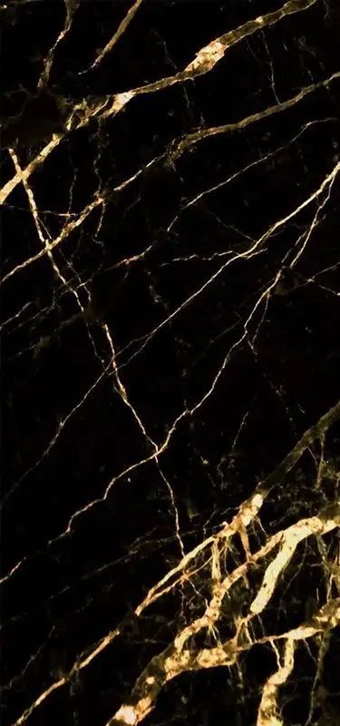 Populair PVC Marmer Plaat Hoogglans Black Gold