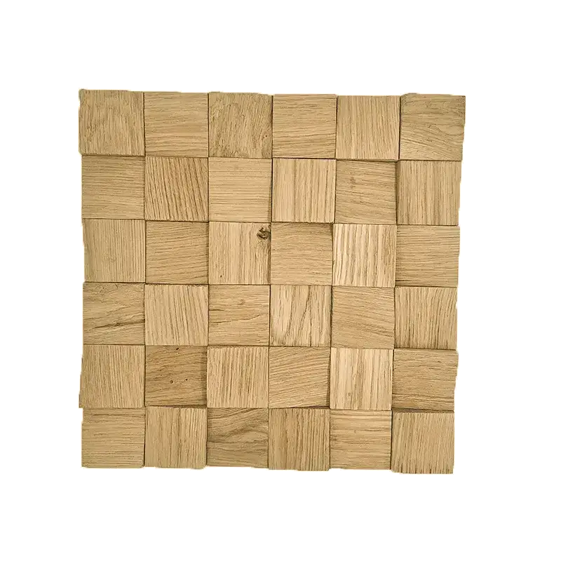 Houtstrip Eiken FSC Cube 3D Grijs Finale Uitverkoop