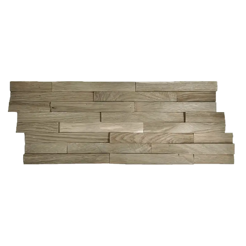 Houtstrip Eiken Plank FSC Elegance 3D Japandi Grijs Merkproduct