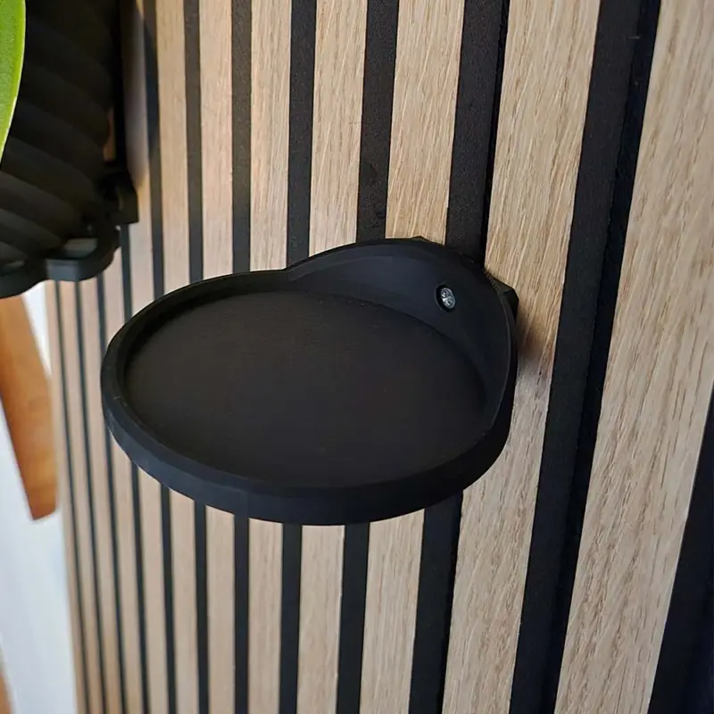 Tijdelijk Beschikbaar Aku WallClip Wandplank Rond Groot Zwart