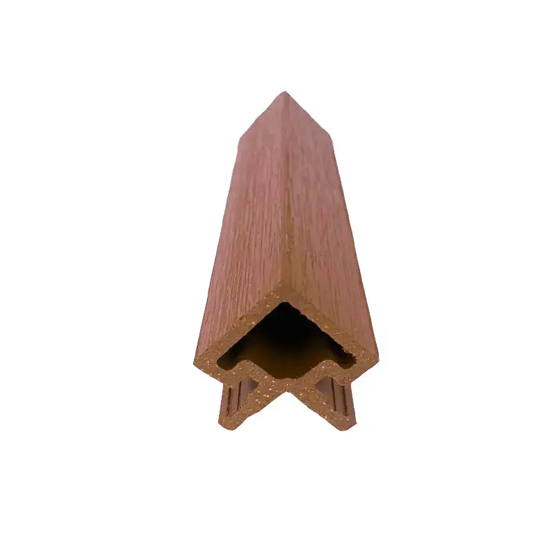 Speciale Aanbieding Buitenhoekprofiel Kunststof Gevelbekleding Composiet Teak Bruin