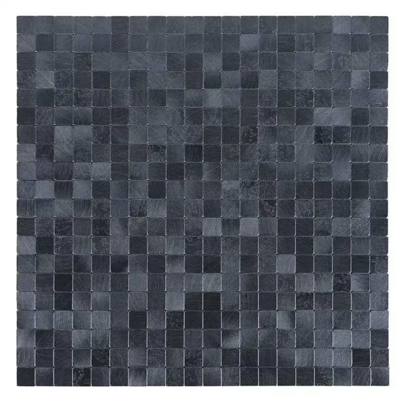 Zelfklevende Mozaïek Steenstrip Kleine Blokjes Vierkant Gunmetal Koop Online