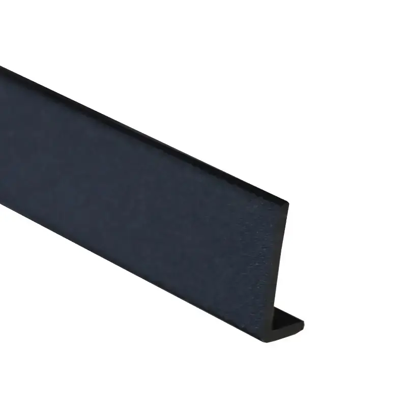 Merkproduct Afsluitprofiel Eindprofiel voor SPC Wandpanelen Mat Zwart