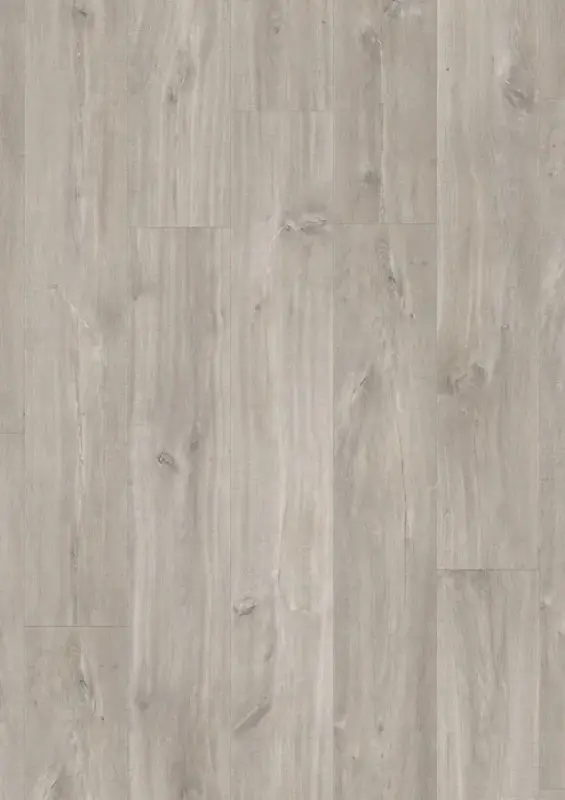 Quick-Step Alpha PVC Click Vloer Canyon grijze eik met zaagsneden geïntegreerde ondervloer Gratis Retour
