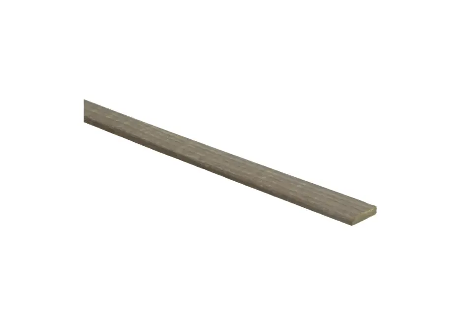 Afwerklijst 5x24mm Plakstrip Fineer Eiken Dubbel Gerookt Wit Geolied Gratis Retour