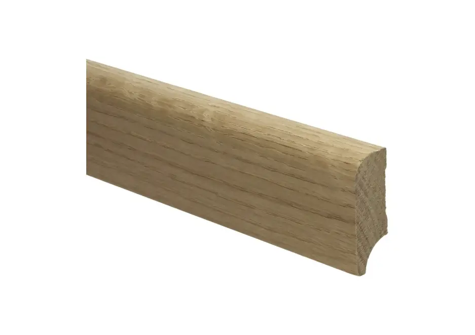 Gecertificeerd Koloniale Plint 58x22mm Eiken Gelakt