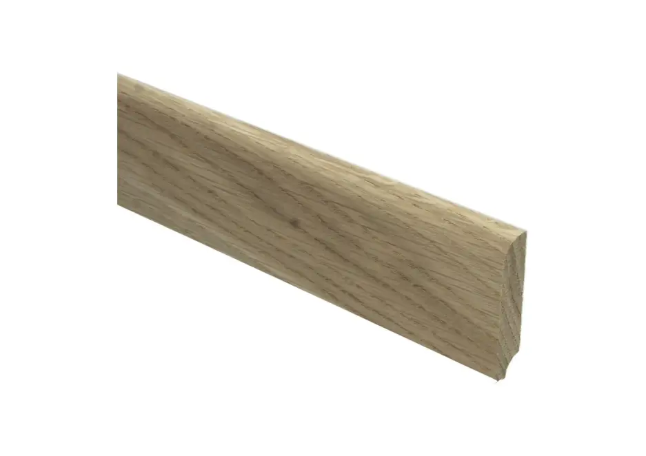 Direct Verzonden Franse Plint 60x13mm Eiken Onbehandeld