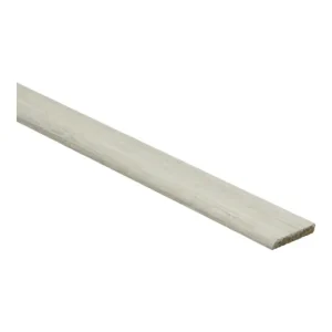Populair Afwerklijst 6x28mm Massief Eiken Dekkend Wit Geolied