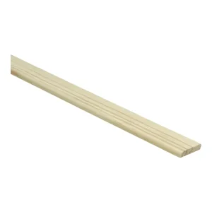 Finale Uitverkoop Afwerklijst 5x23mm Massief Grenen Onbewerkt