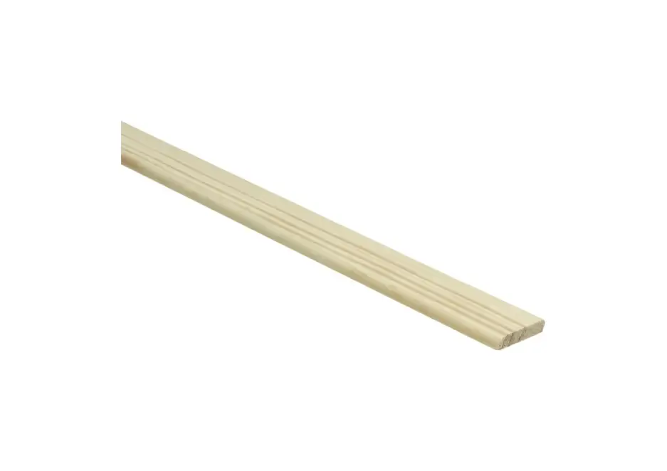 Finale Uitverkoop Afwerklijst 5x23mm Massief Grenen Onbewerkt