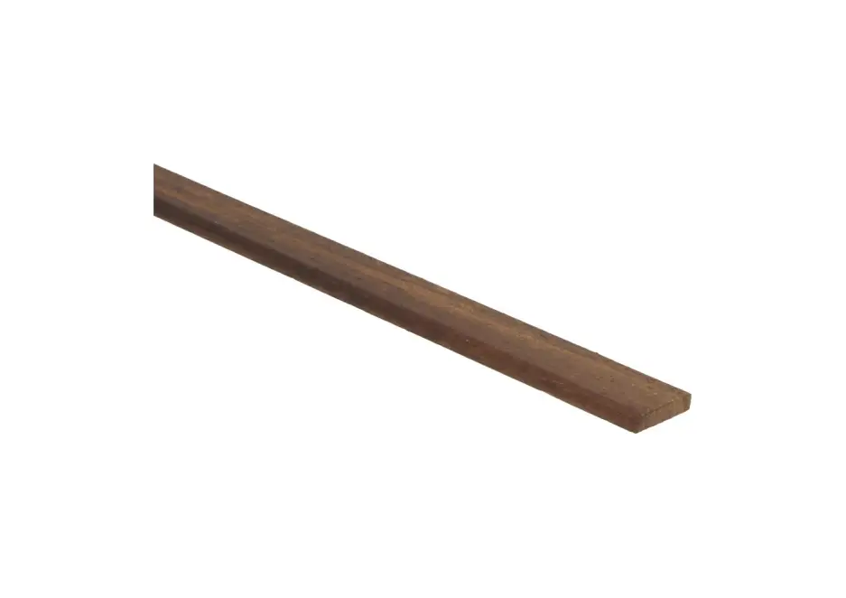 Beperkte Voorraad Afwerklijst 5x23mm Massief Merbau Geolied
